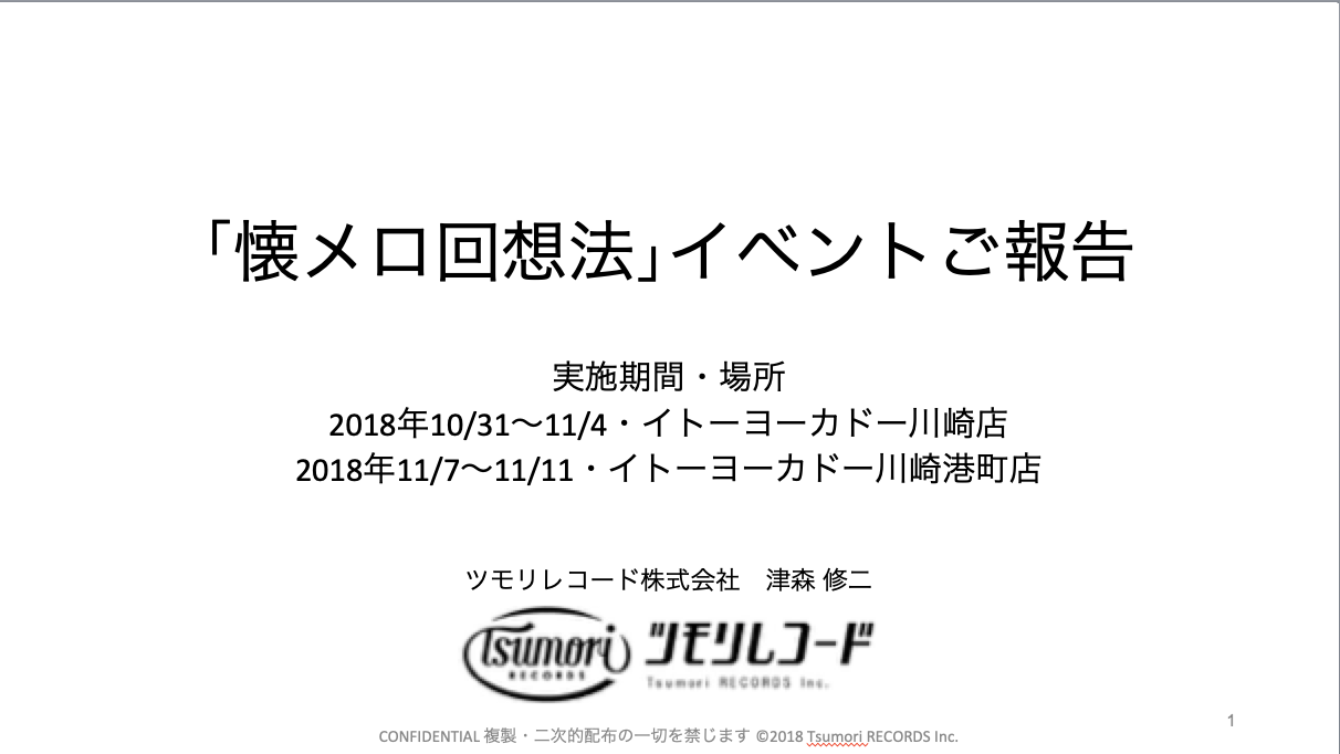 ｢懐メロ回想法｣イベント・アンケート結果